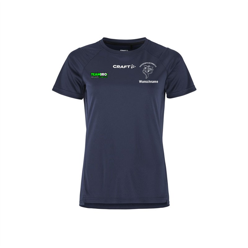Tauchsportclub Pirna T-Shirt Damen navy