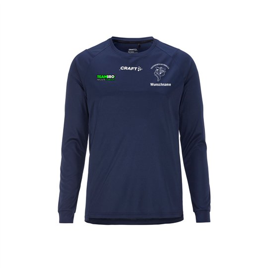 Tauchsportclub Pirna Langarm T-Shirt Kinder navy