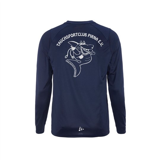 Tauchsportclub Pirna Langarm T-Shirt Kinder navy