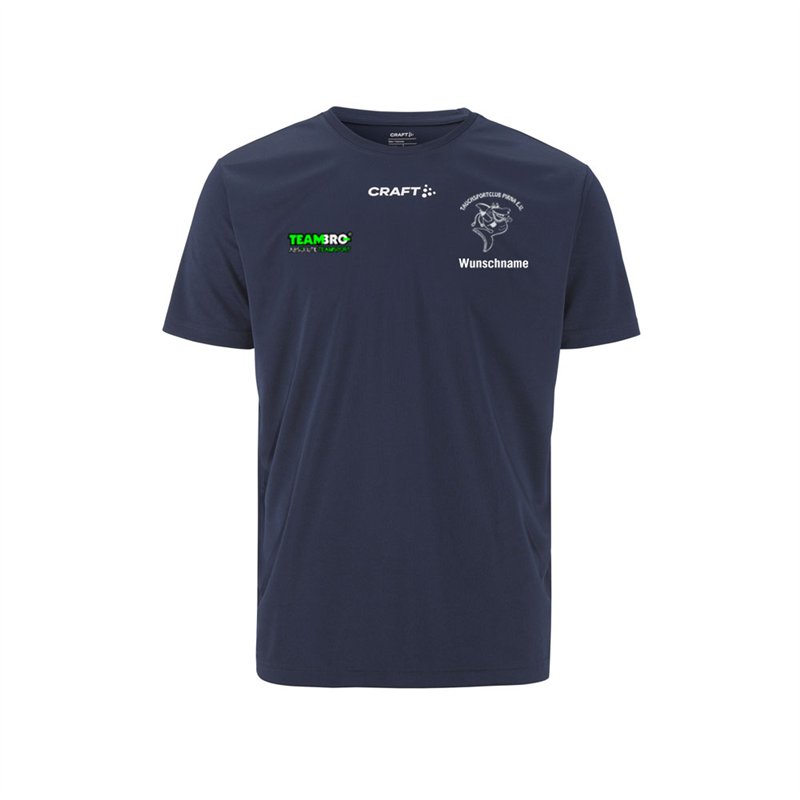 Tauchsportclub Pirna T-Shirt Herren navy