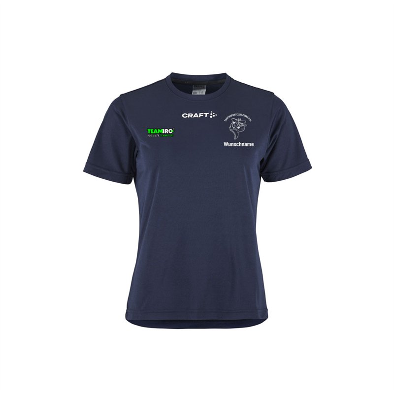 Tauchsportclub Pirna T-Shirt Damen navy