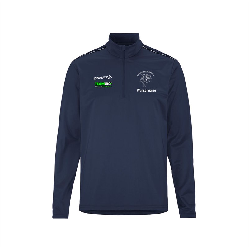 Tauchsportclub Pirna Halfzip Herren navy
