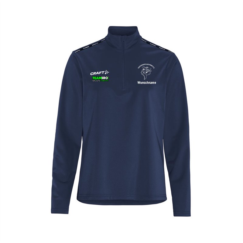 Tauchsportclub Pirna Halfzip Damen navy