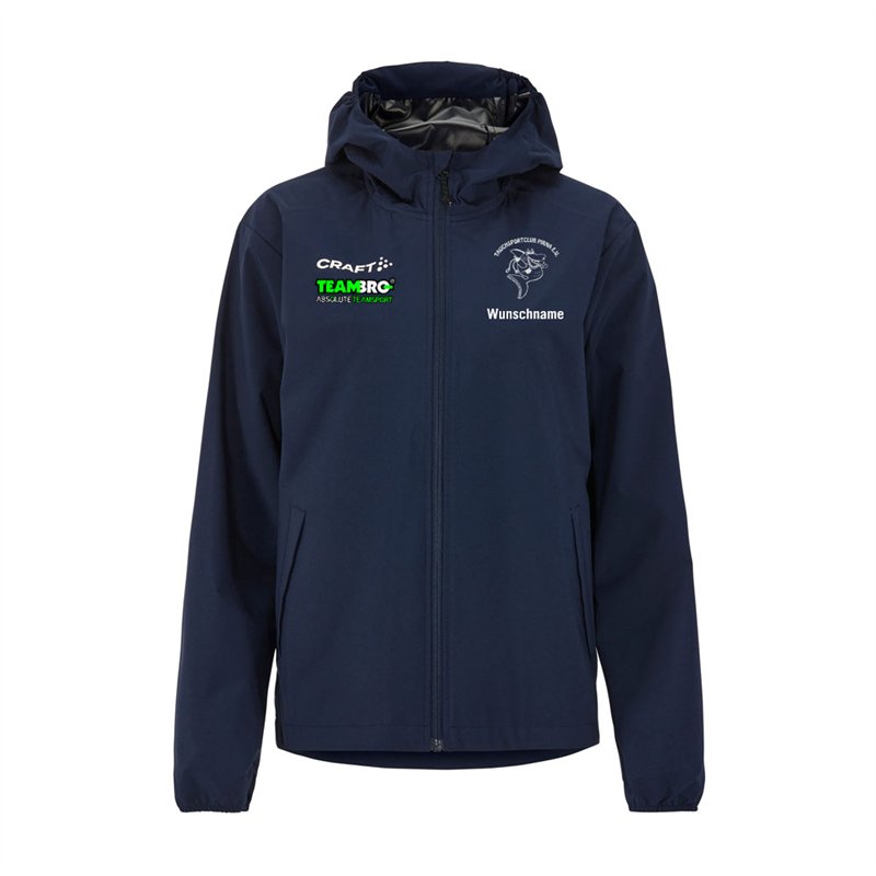 Tauchsportclub Pirna Regenjacke Damen navy