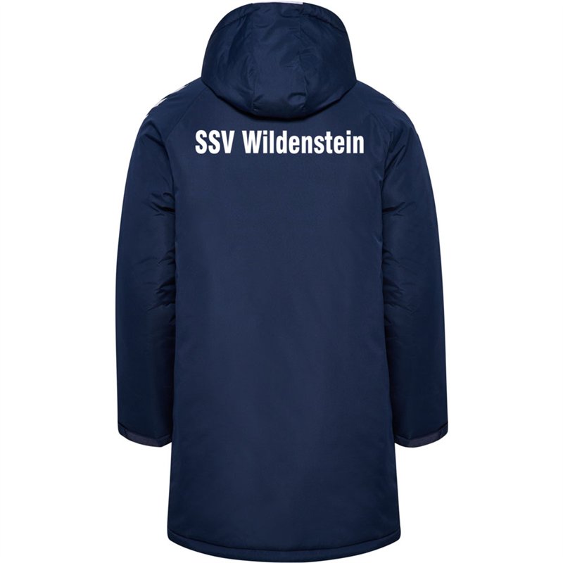 SSV Wildenstein Lange Jacke mit Kapuze Kinder marine/weiß