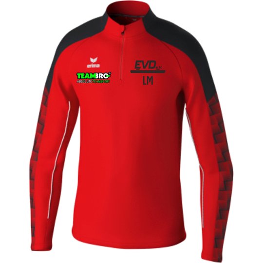 EVD Eisschnelllauf Trainingspullover ZIP Kinder
