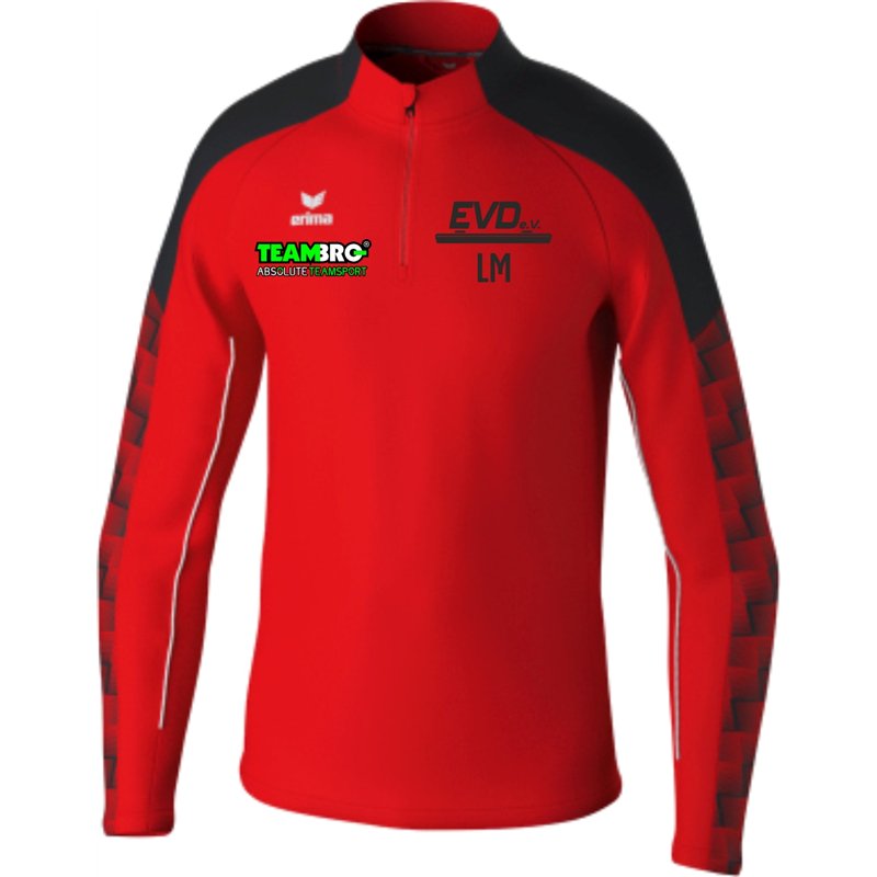 EVD Eisschnelllauf Trainingspullover ZIP Kinder