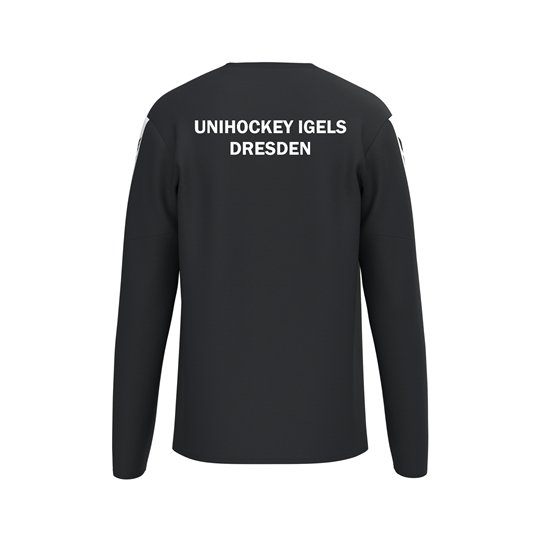 Unihockey Igels Sweatshirt Unisex schwarz