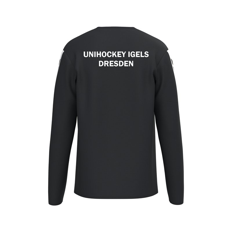 Unihockey Igels Sweatshirt Unisex schwarz