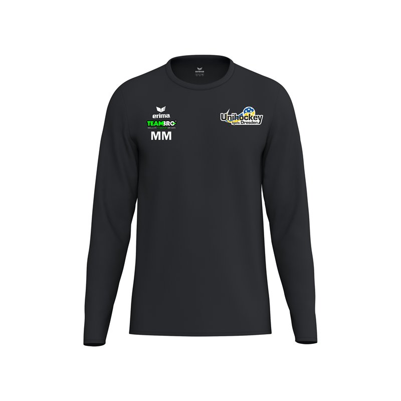 Unihockey Igels Longsleeve Unisex schwarz