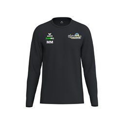 Unihockey Igels Longsleeve Kinder schwarz