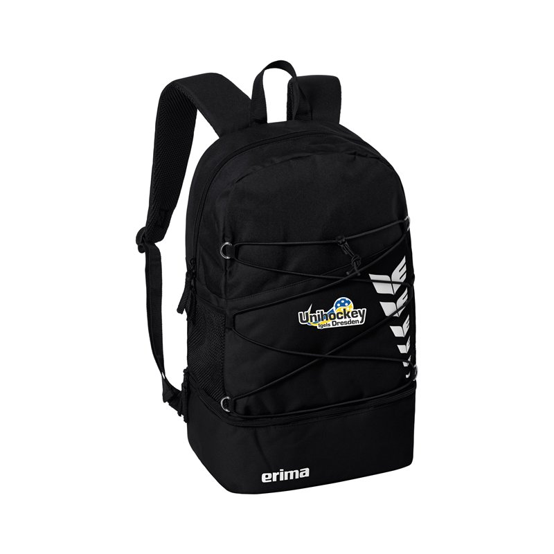 Unihockey Igels Rucksack schwarz
