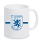 SV Germania Mittweida Tasse blau/weiß