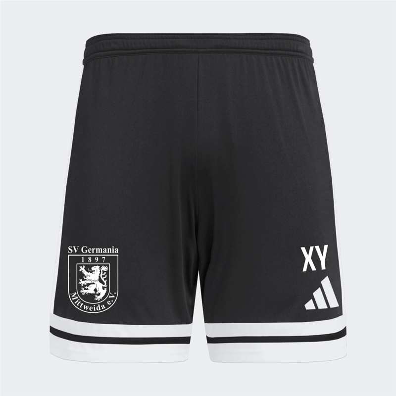 SV Germania Mittweida Short Unisex schwarz/weiss