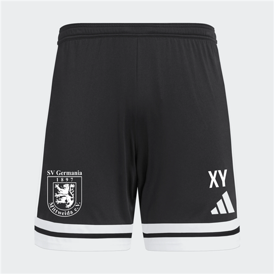 SV Germania Mittweida Short Kinder schwarz/weiss