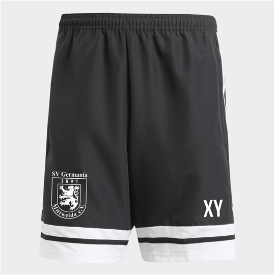 SV Germania Mittweida kurze Hose Kinder schwarz/weiss