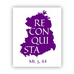 Ostdolce Vita Aufkleber "RECONQUISTA" klein