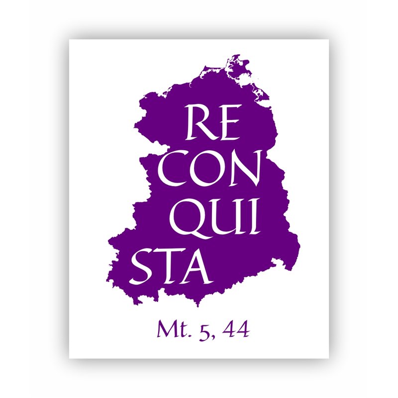 Ostdolce Vita Aufkleber "RECONQUISTA" klein