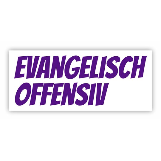 Ostdolce Vita Aufkleber "Evangelisch Offensiv"