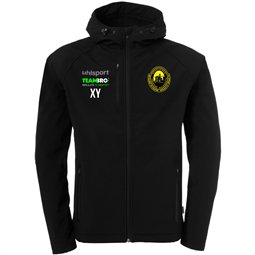 SV Traktor Kalkreuth Softshelljacke Kinder schwarz