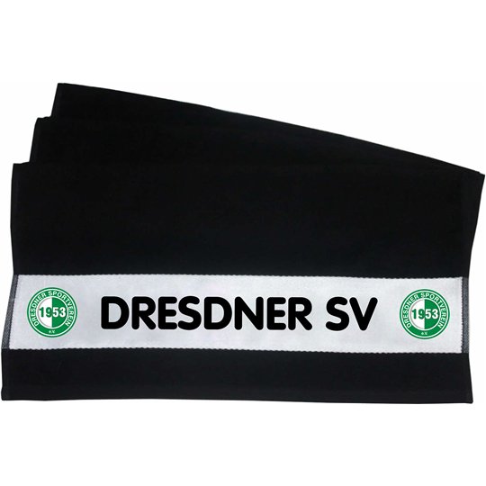 Dresdner SV Duschtuch schwarz