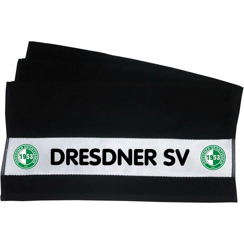 Dresdner SV Handtuch schwarz