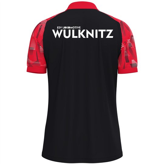 ESV Lok Wülknitz Polo Unisex schwarz/rot