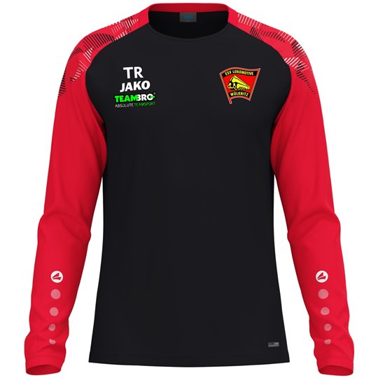 ESV Lok Wülknitz Longsleeve Kinder schwarz/rot