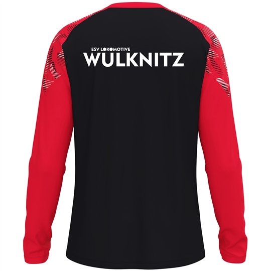 ESV Lok Wülknitz Longsleeve Kinder schwarz/rot