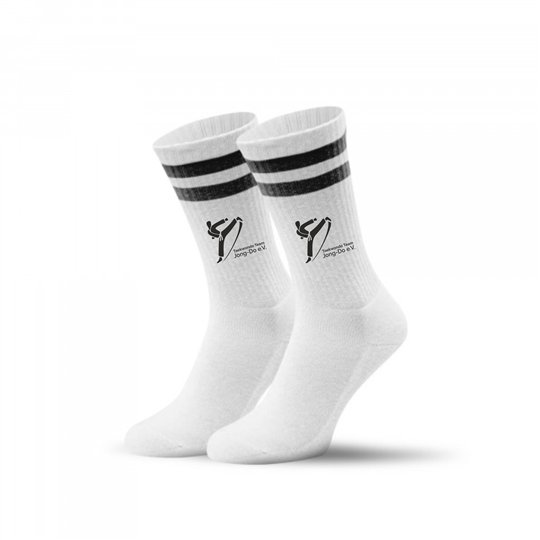 Jong-Do Socken weiss/schwarz