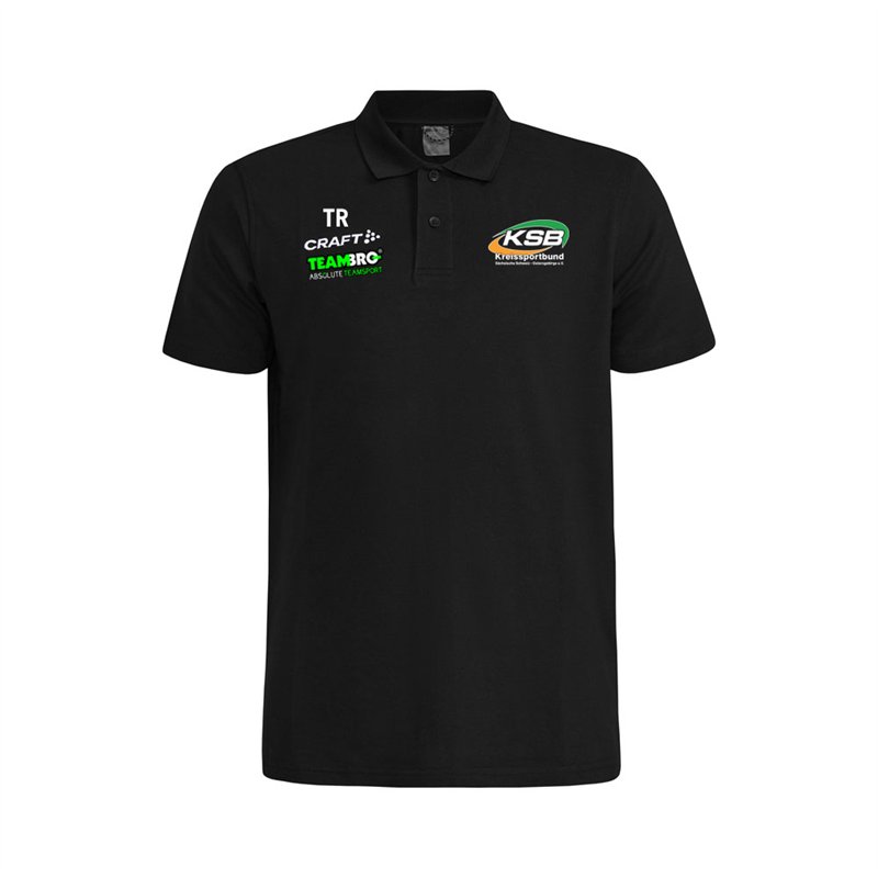 KSB SOE Polo Herren schwarz
