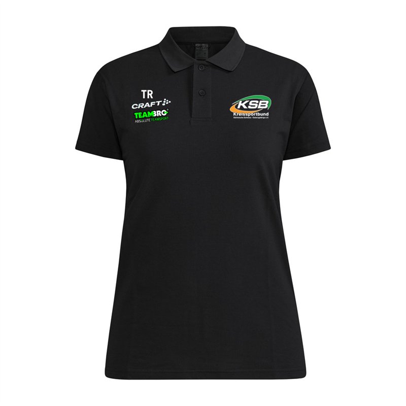 KSB SOE Polo Damen schwarz