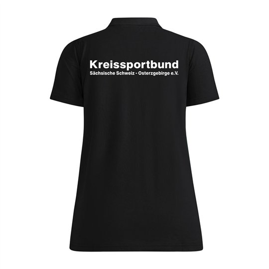 KSB SOE Polo Damen schwarz
