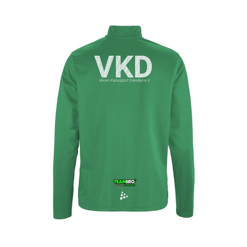 VKD Halfzip Kinder grün