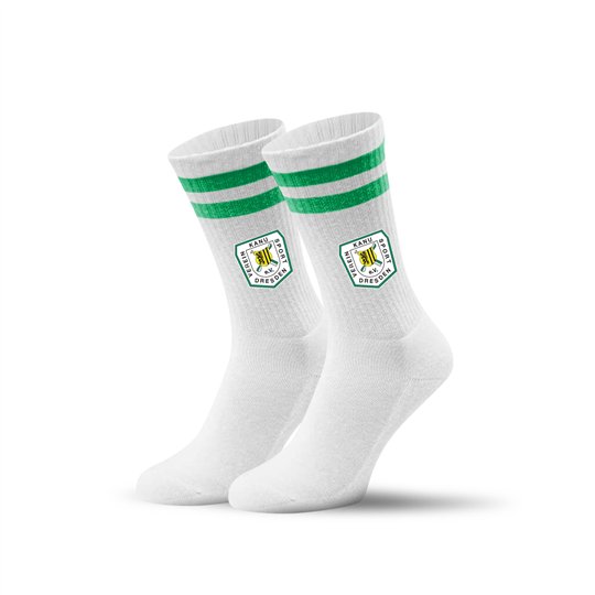 VKD Socken weiss/grün