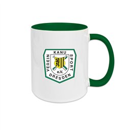 VKD Tasse weiss/grün