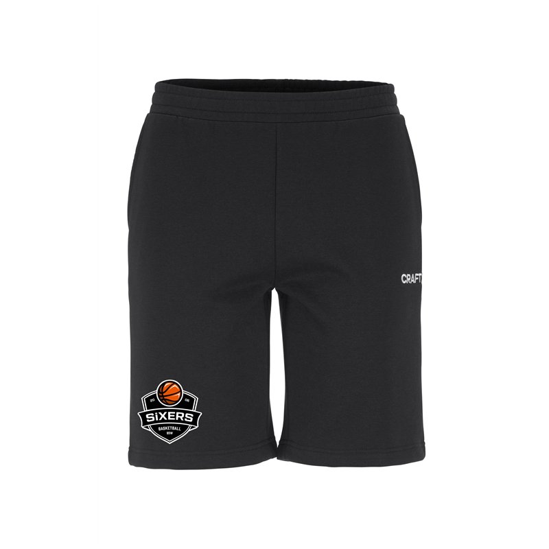 BSW SIXERS Freizeithose kurz Herren schwarz