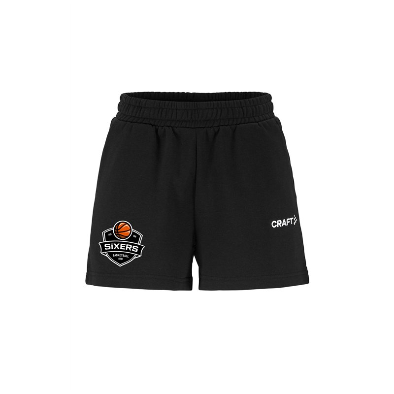 BSW SIXERS Freizeithose kurz Damen schwarz