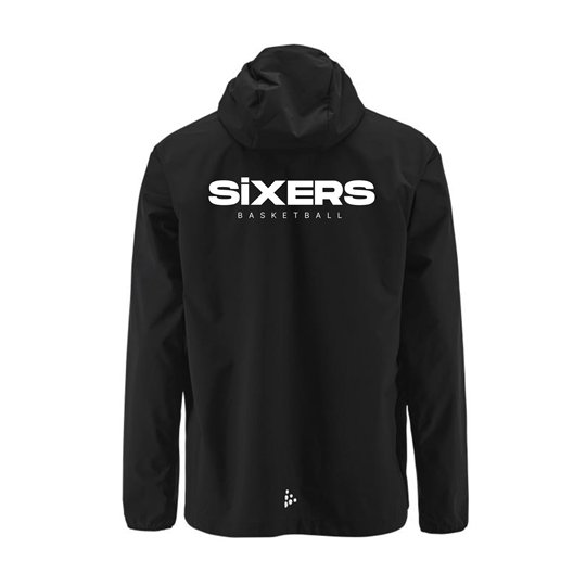 BSW SIXERS Regenjacke Kinder schwarz