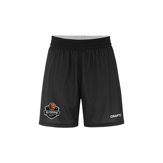 BSW SIXERS Reversible Short Kinder schwarz/weiss