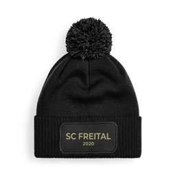 SC Freital Bommelmütze schwarz