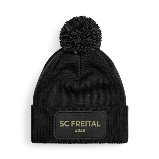 SC Freital Bommelmütze schwarz