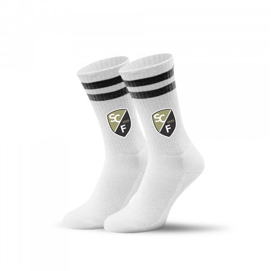SC Freital Socken weiss schwarz