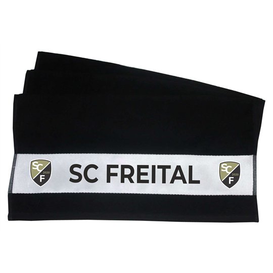 SC Freital Duschtuch schwarz