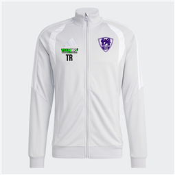 VfL Pirna Copitz Training Jacke Kinder grau/weiss