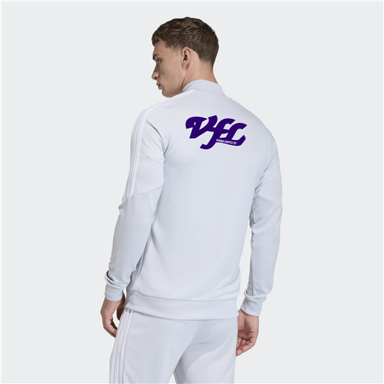 VfL Pirna Copitz Training Jacke Kinder grau/weiss