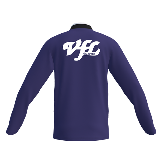 VfL Pirna Copitz Präsentationsjacke TEAM Kinder lila/weiß