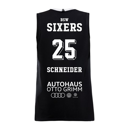 BSW SIXERS ORIGINAL Singlet Unisex schwarz/weiss