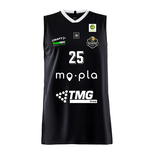 BSW SIXERS ORIGINAL Singlet Kinder schwarz/weiss
