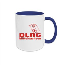 DLRG Mittelsachsen Tasse navy/weiss